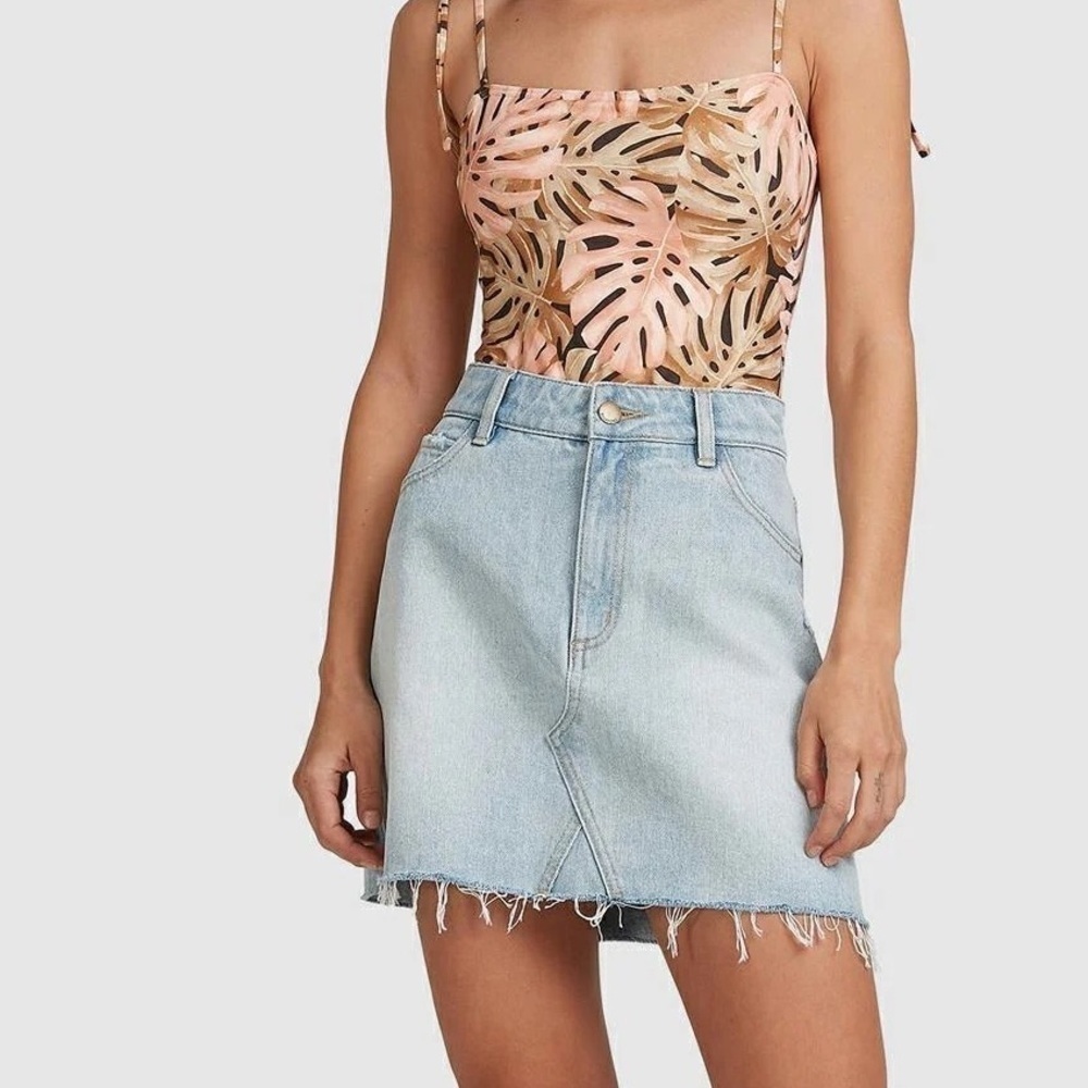 Billabong Charlie Denim Skirt NWT